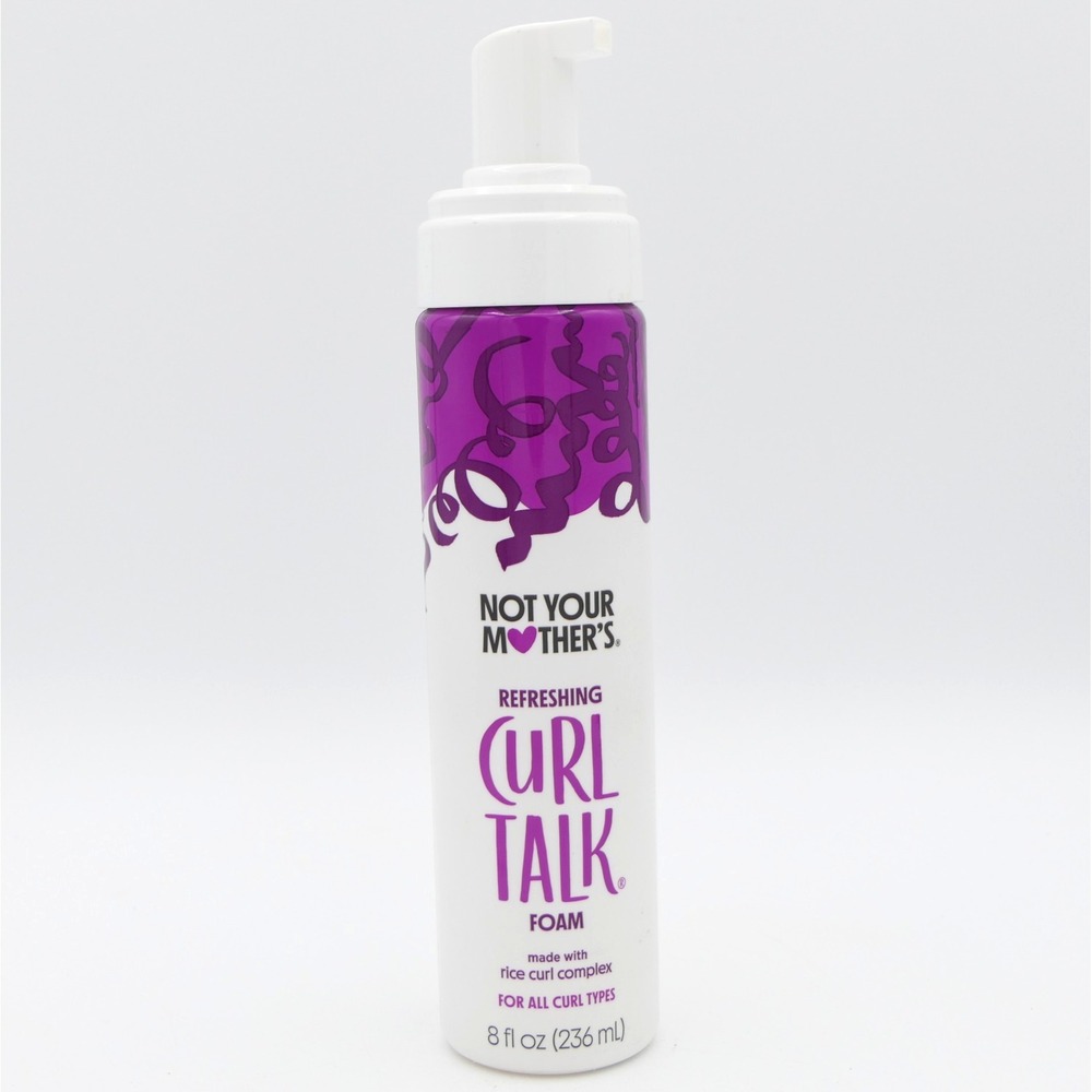 Not Your Mother's Refreshing Curl Talk Foam 8 oz For All Curl Types - No Top Cap